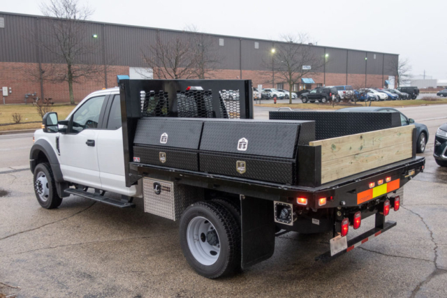 Knapheide Flatbed, Brute side boxes with drawers